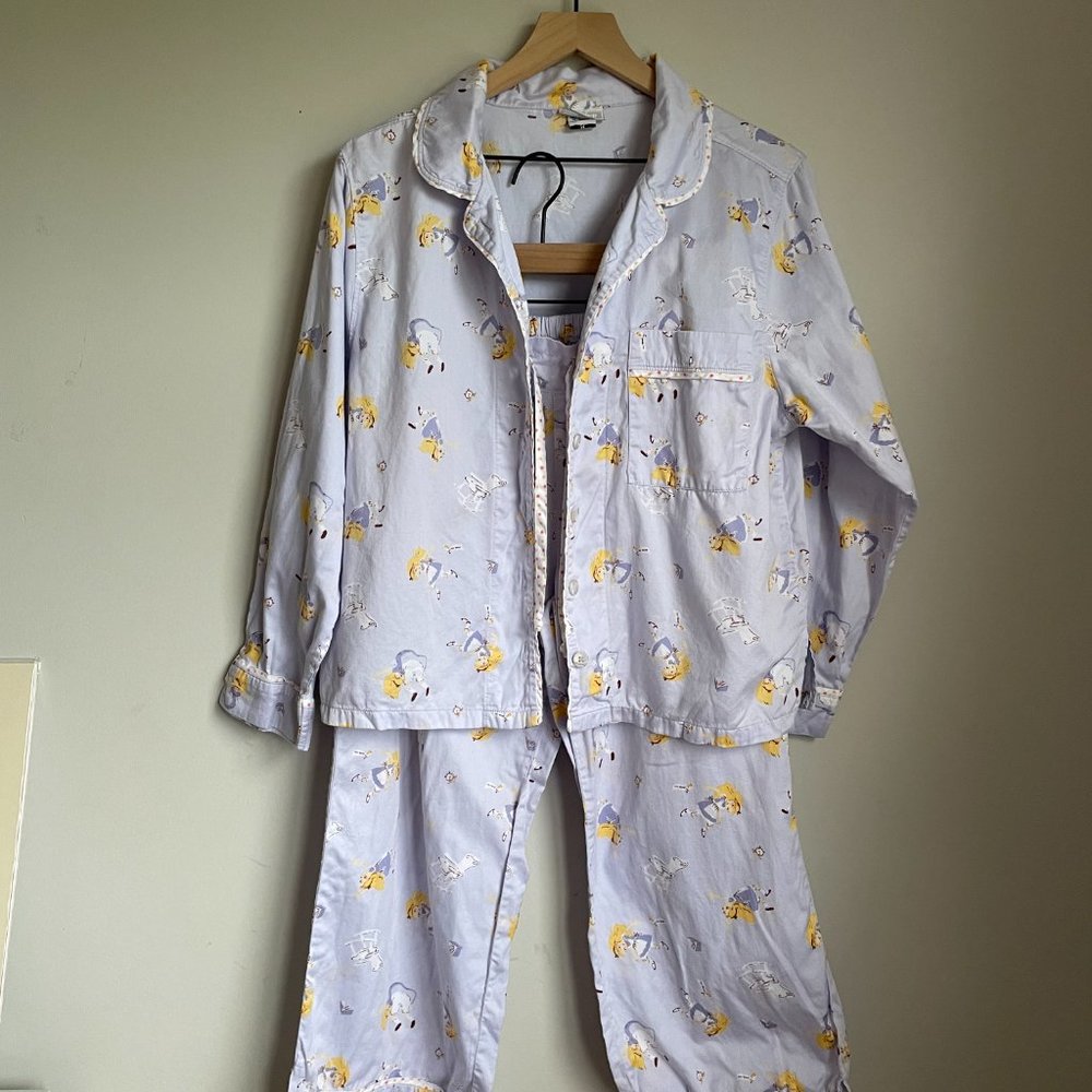 VINTAGE Disney Alice in Wonderland PJ Set